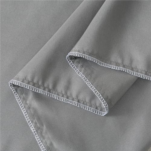 WhatsBedding Body Pillow Cover, Ultra Soft Microfiber Pillowcases, Breathable Long Pillow Case, Envelope Closure - Grey (20x54 inch) - Image 5