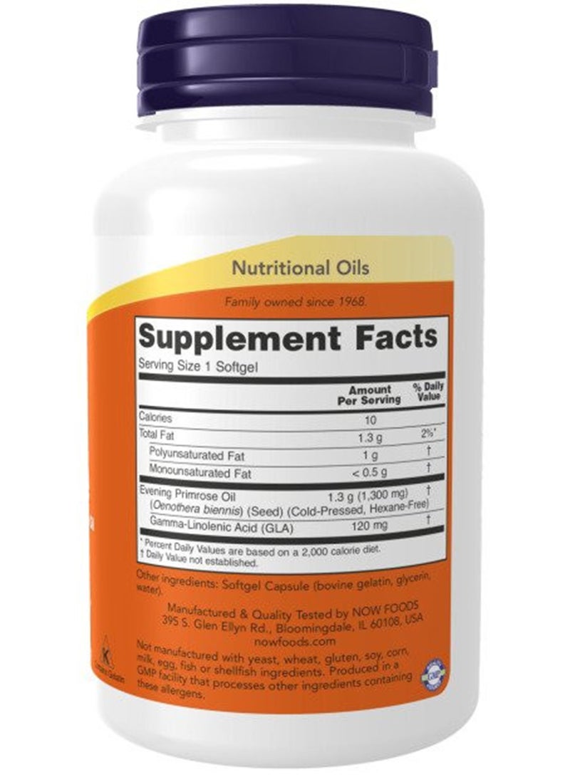 now Super Primrose 1300 Mg Softgels 60'S - Image 2