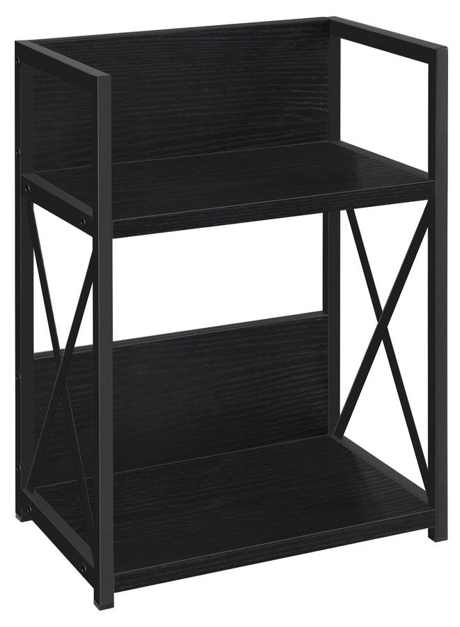 YINMIT Countertop Shelf Organizer,Coffee Bar Accessories,Spice Rack,Coffee Counter Shelf,2 Tier Coffee Organizer Station for Mugs,Cups,Cream,Syrup(Black, Medium) - Image 1