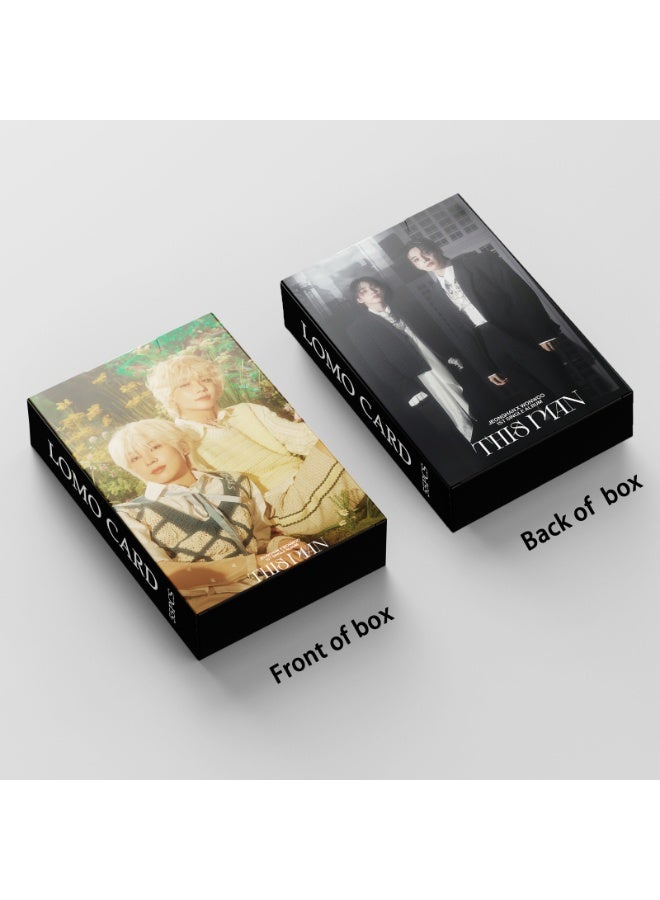 NIBEMINENT 55 Pcs Kpop SEVENTEEN - WONWOO and JEONGHAN THIS MAN Lomo Cards Card For Fans Collection Gifts - Image 2