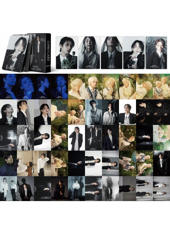 NIBEMINENT 55 Pcs Kpop SEVENTEEN - WONWOO and JEONGHAN THIS MAN Lomo Cards Card For Fans Collection Gifts - Image 1