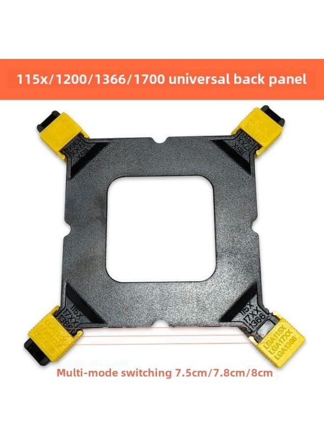 Loquat 1700 1151 AMD4 1366 2011 X58 X79 CPU Fan Radiator Buckle Base Bracket-Color:Three-use Backplane 1700 Version - Image 1