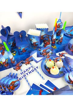 Brain Giggles Brain Giggles Spiderman Theme Disposable Tableware  - Image 3