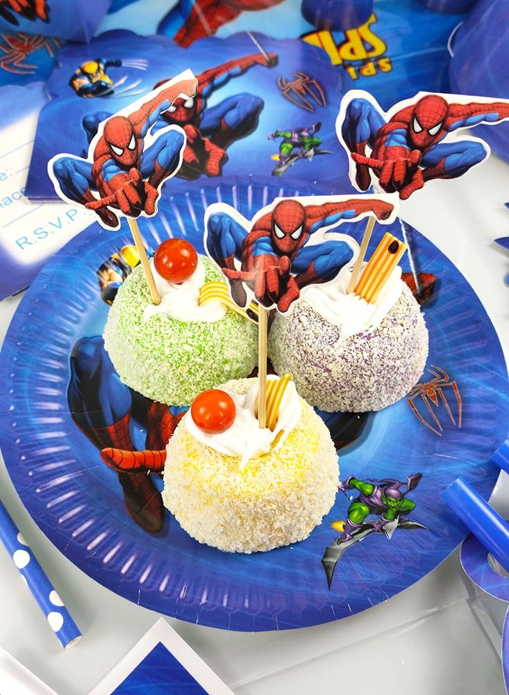 Brain Giggles Spiderman Theme Disposable Tableware - Image 4