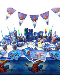 Brain Giggles Brain Giggles Spiderman Theme Disposable Tableware  - Image 1