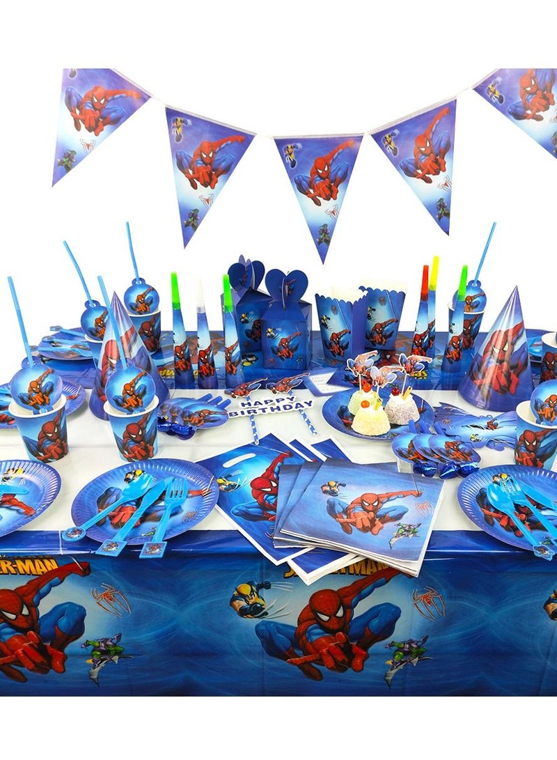 Brain Giggles Spiderman Theme Disposable Tableware - Image 1