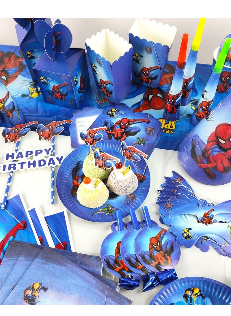 Brain Giggles Spiderman Theme Disposable Tableware - Image 2