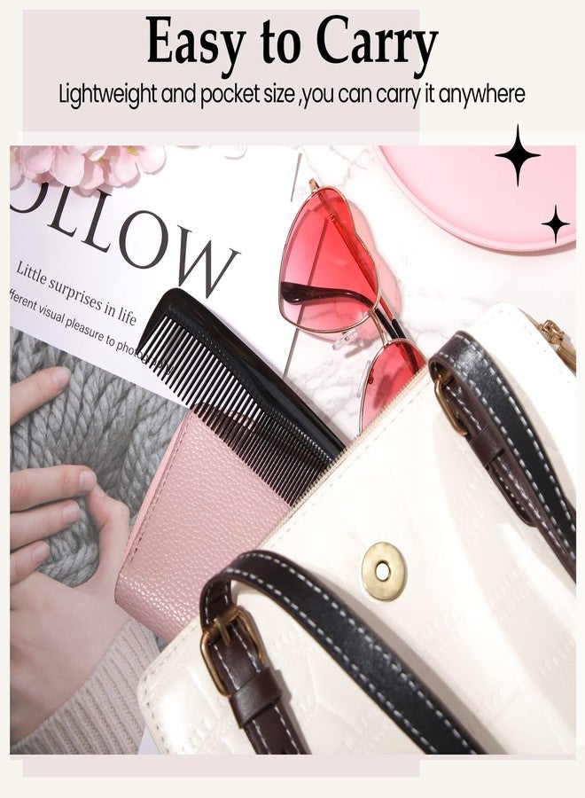 Zopeal 300 Pieces Hair Combs Bulk Plastic Pocket Comb 5 Inch Reusable Fine Dressing for Women Men Travel, Hotel, Homeless, Nursing Home, Charity, Homeless(Black) - Image 4