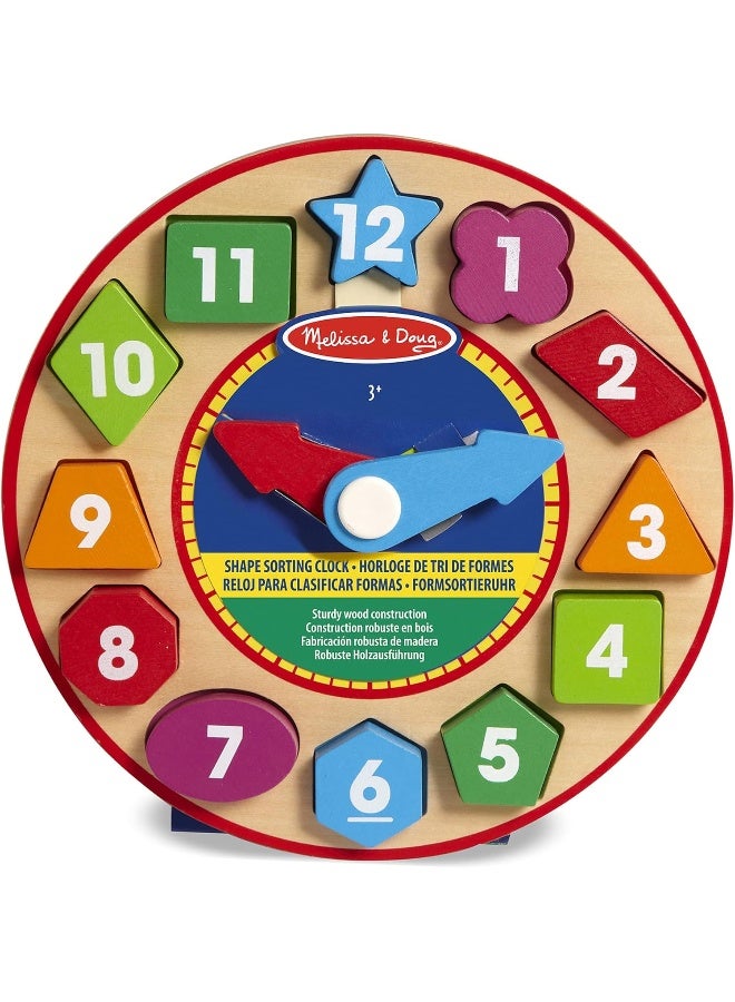 Melissa & Doug Melissa & Doug Shape Sorting Clock  - Image 1