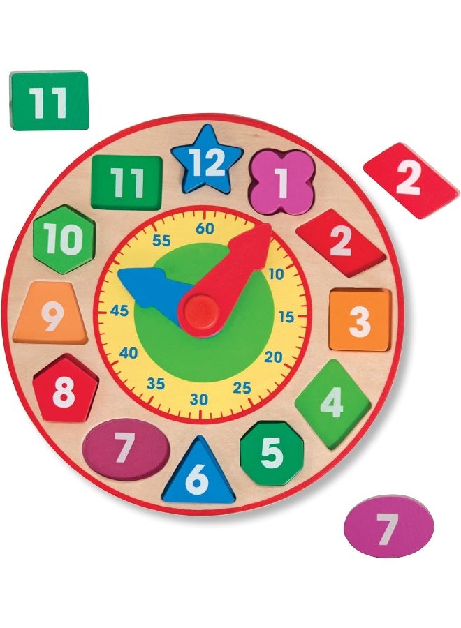 Melissa & Doug Melissa & Doug Shape Sorting Clock  - Image 4