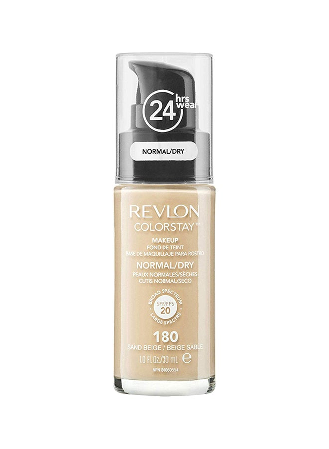 Revlon ColorStay Makeup Foundation SPF 20 Sand Beige 180 - Image 1