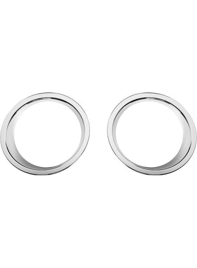 RT-TCZ RT-TCZ Headlight Cover Trim Headlight Bezels for Jeep Wrangler JK & Wrangler Unlimited JKU 2007-2018 Unlimited (Chrome)  - Image 2