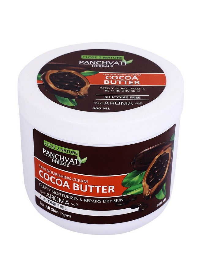 Panchvati Herbals Cocoa Butter Face Massage Cream 800Gm (Silicone Free,Skin Nourishing Cream)  - Image 2