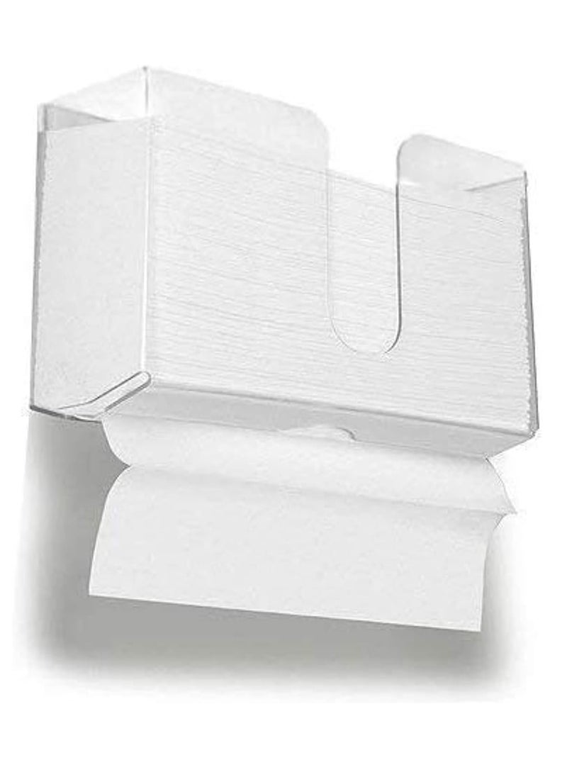 Story Of Candle - Acrylic Wall Mounted Paper Hand Towel Dispenser Folded Hand Towel Dispenser for Folded Hand Towels Perfect for Kitchen, Bathroom, Restaurants - Image 1