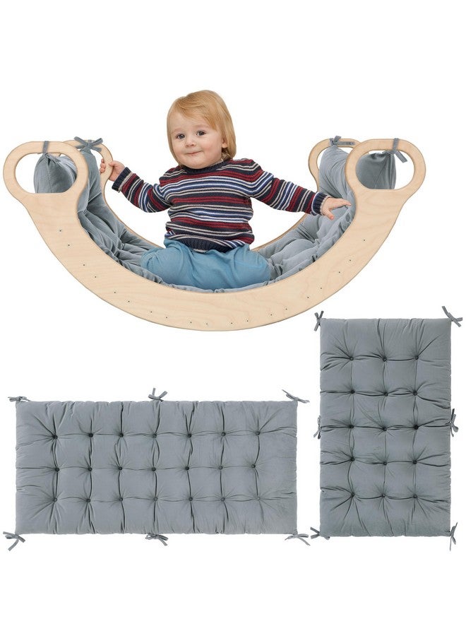 ROYALAY Cushion for Climbing Arch for Kids, Premium Climbing Set Cushion, Arch Cushion Floor Cushion Toddler Nap Mat, Bed Floor Pillow, Rocker Pillow for Toddlers Arch Climber,34 * 20 * 3inch,Gray - Image 1