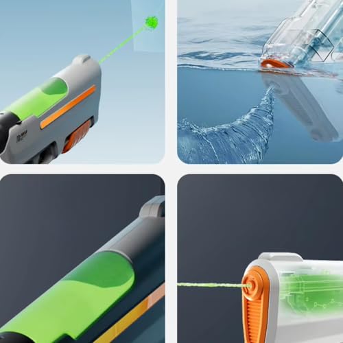 Storio Rechargeable Electric Automatic Big Powerful Holi Pichkari Water Gun Toy for Kids with Luminous Light | 600ML Inbuilt Storage | Upto 30Ft Range |High Pressure Mechanism - Image 3