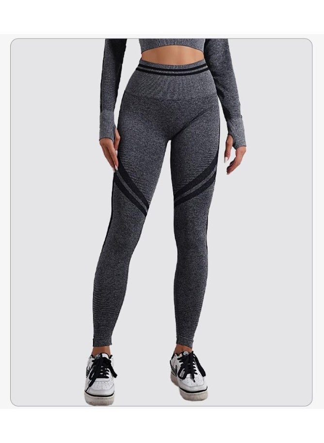 Seamless Yoga Pants Leggings Sports Fitness High Waist Peach Hip-lifting Skinny Running Trousers Workout Gym Leggings for Women  - Image 2