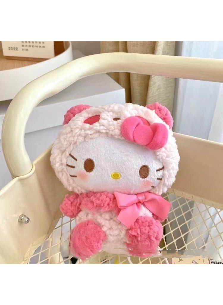 general 1 قطعة 15 سنتيمتر سانريو ألعاب من القطيفة محشوة مرحبا كيتي دمية لينة أنيمي الكرتون بلوشي ديكور المنزل استرضاء فتاة هدية (مرحبا كيتي الوردي) - Image 1
