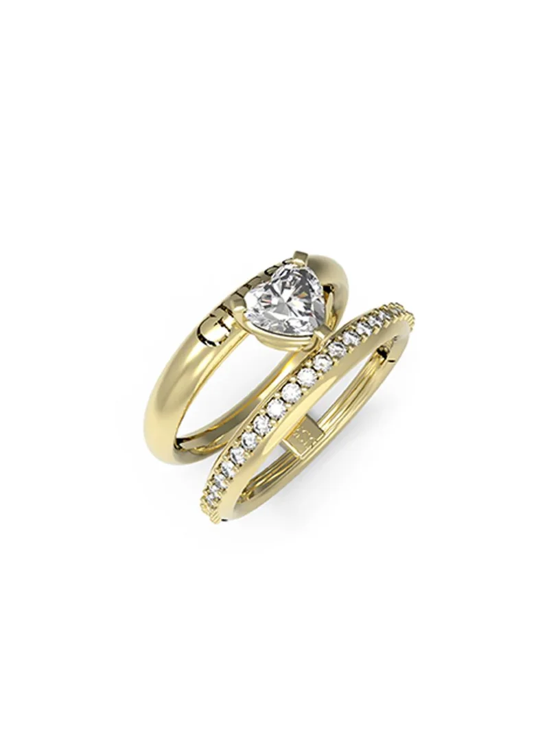 GUESS Crystal Detail  Detail Single Circle Ring