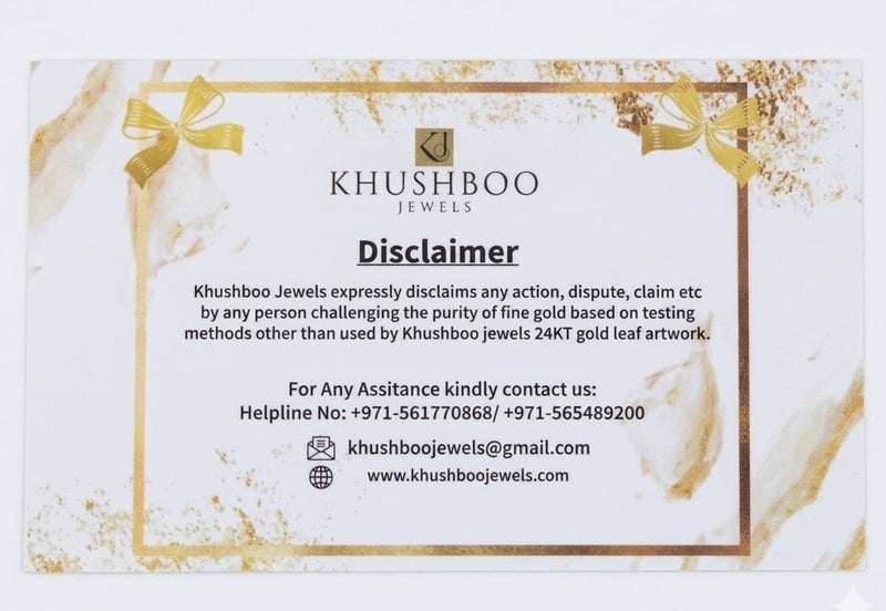 KHUSHBOO JEWELS 24KT PURE ZEN YALIAN GOLD FRAME - Image 3