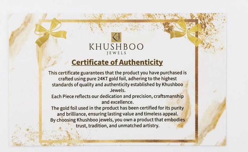 KHUSHBOO JEWELS 24KT PURE ZEN YALIAN GOLD FRAME - Image 4