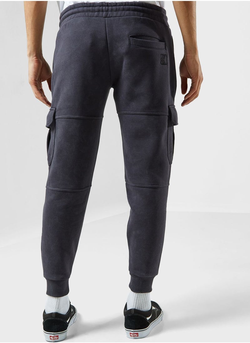 Karl Kani - Woven Signature Washed Sweatpants - Image 1