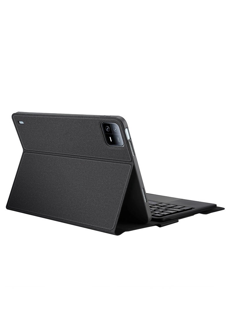 General Keyboard Case for Xiaomi Pad 6/6 Pro with Detachable Wireless Keyboard Touchpad PU Holster  - Image 1