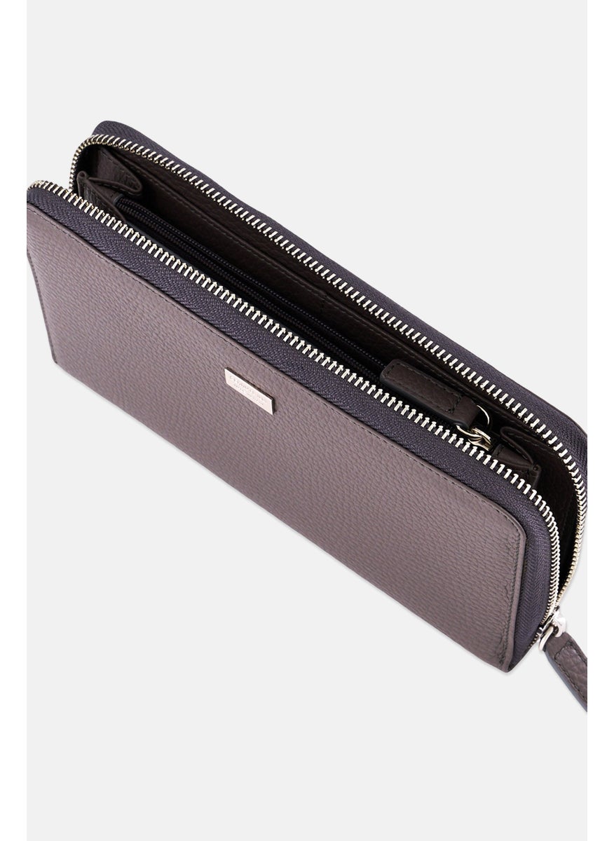CERRUTI 1881 Men Will Brand Logo Wallet, Grey  - Image 3