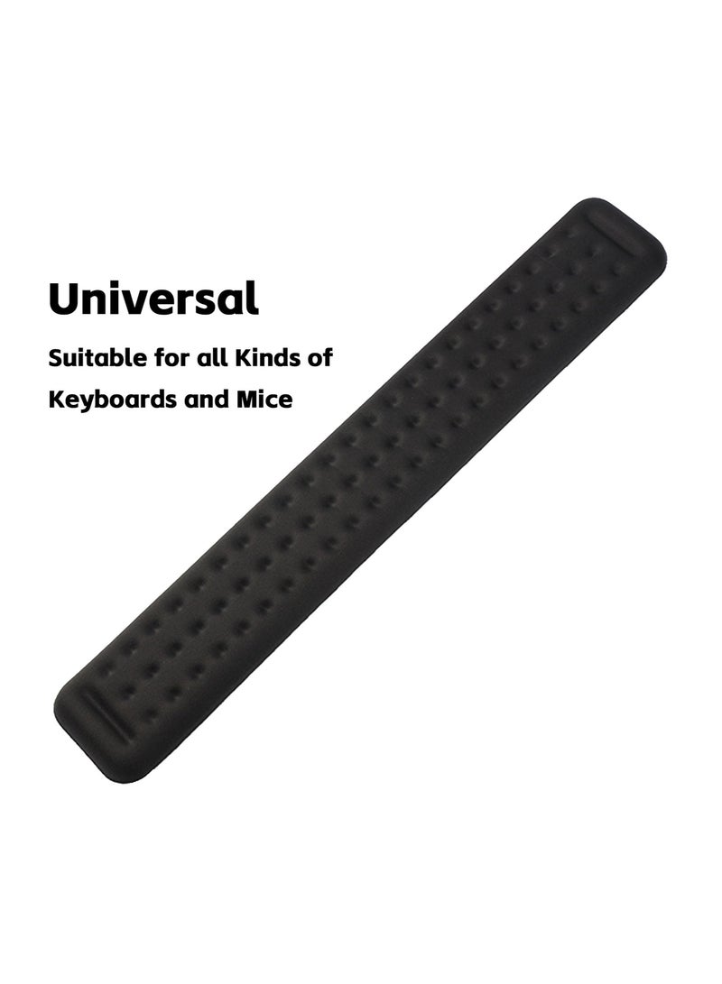 Memory Foam Keyboard Wrist Rest Pad, Mouse Wrist Rest Support, Ergonomic Hand Palm Rest Pads, Wrist Pain Relief Easy Typing, for Desktop Computer, Laptop, Mac, Gaming, Typing, Home, Office - Image 2