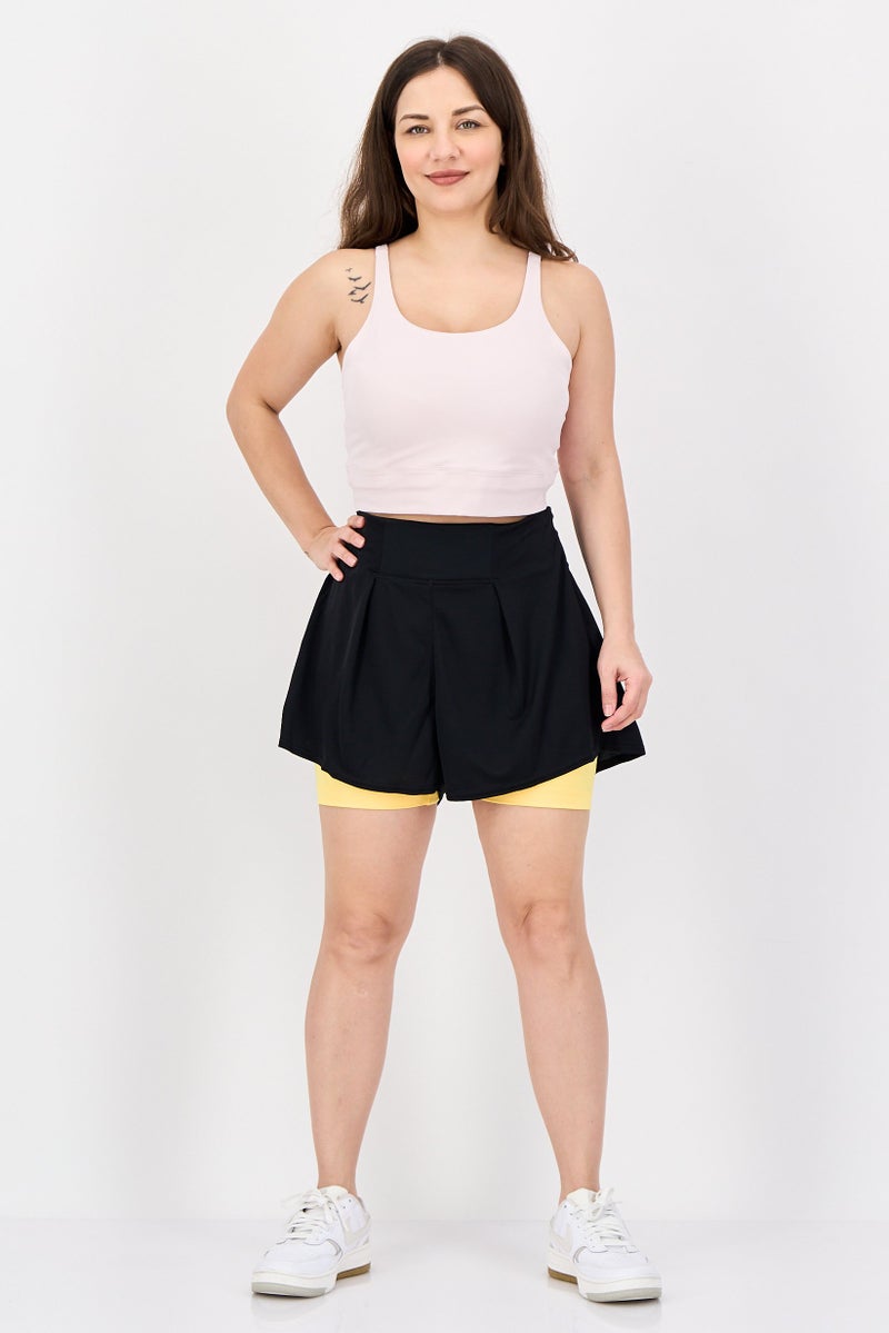 Adidas شورتات تنس رياضية نسائية، سوداء - Image 4