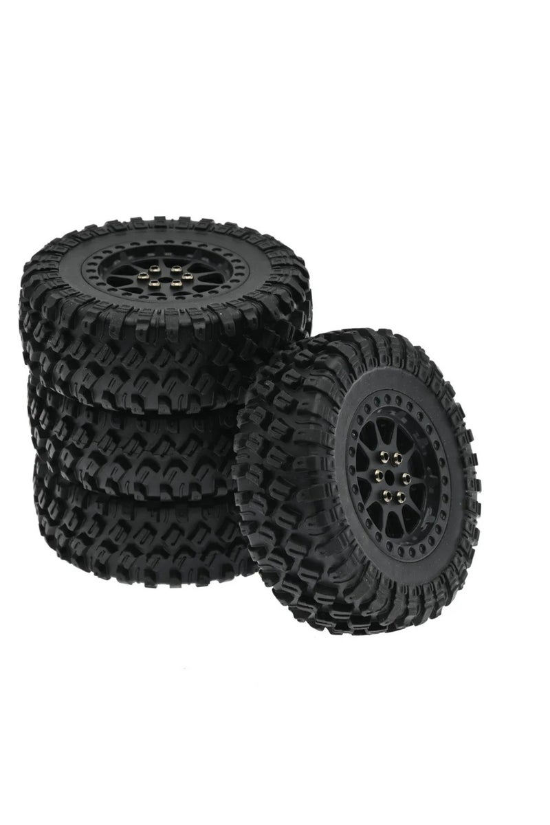 أسود اللون، مناسب لسيارات التحكم عن بعد MN D90 MN98 MN99S MN82 WPL C14 C24 C34 B14 B24، مشبك تثبيت إطار 70 مم، قطع غيار مُحسّنة