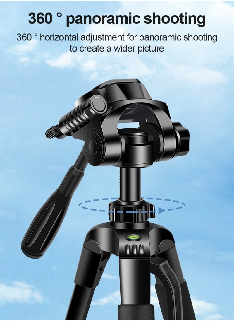 FlashHawk - Retractable Camera Tripod with Remote Control and Phone Clip for Mobile/SLR/DSLR/Gopro for Travel,Scene Photography - Image 1