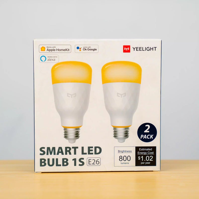 Yeelight Smart LED Bulb E27, Color Changing, WiFi, Works with App, Dimmable, 5W-10W, 110V-240V, for Home Indoor Lighting - Image 1