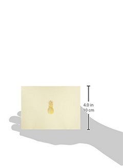 Crane & Co. Hand Engraved Pineapple Note (Rf1411)  - Image 2