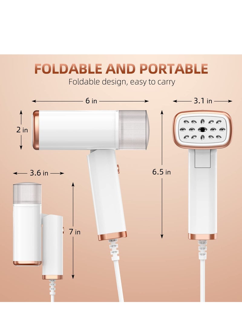 Generic - Portable Handheld Clothes Steamer, 1000W Fast Heat-Up in 20 Seconds, 120ml Capacity for Home, Office & Travel Wrinkle Removal - Image 1