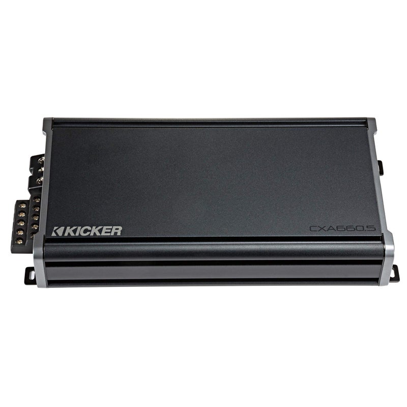 Kicker 46CXA6605 CXA66054x90Watt 4Channel FullRange Amp w300watt Class D Sub Channel