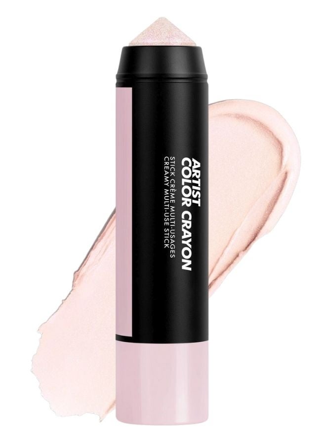 MAKE UP FOR EVER Artist Color Crayon Waterproof Multi-Use Stick 7g – Shade 140 Sparkling Quartz – Holographic Lavender Shimmer – Longwear, Blendable, Multi-Use Eye, Cheek & Face Crayon - Image 1