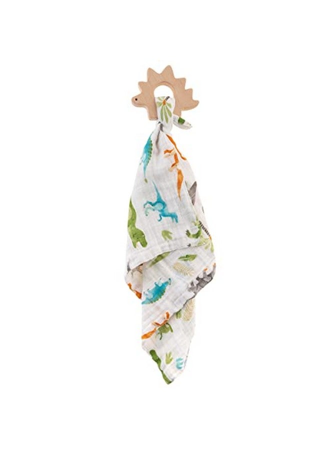 Stephen Joseph Muslin Lovie With Teether Dino - Image 1