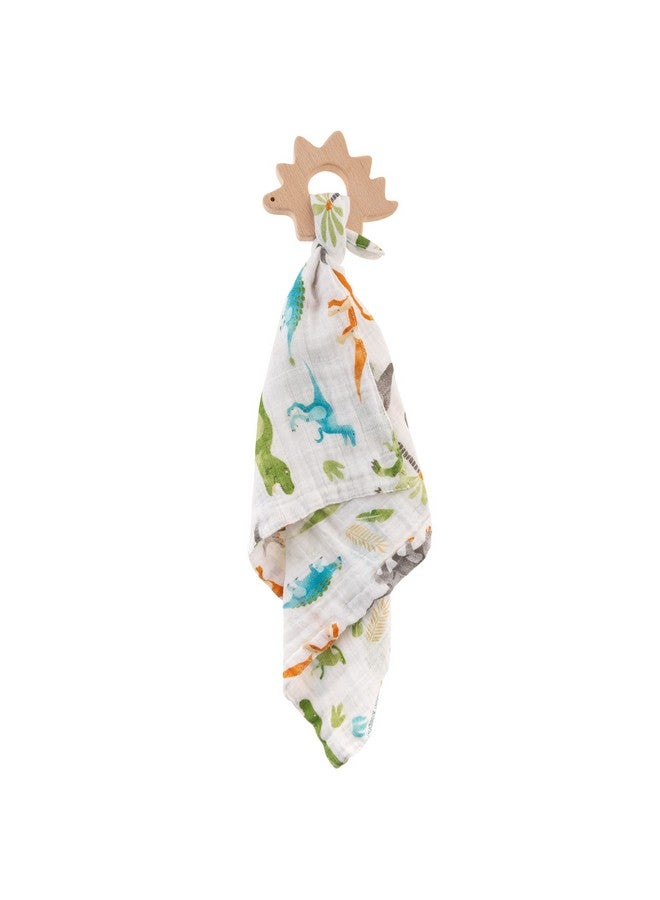 Stephen Joseph Muslin Lovie With Teether Dino - Image 2