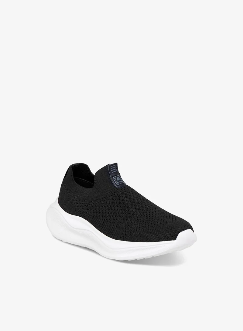 Kappa Boys' Sock Hem Slip-On Sports Shoes