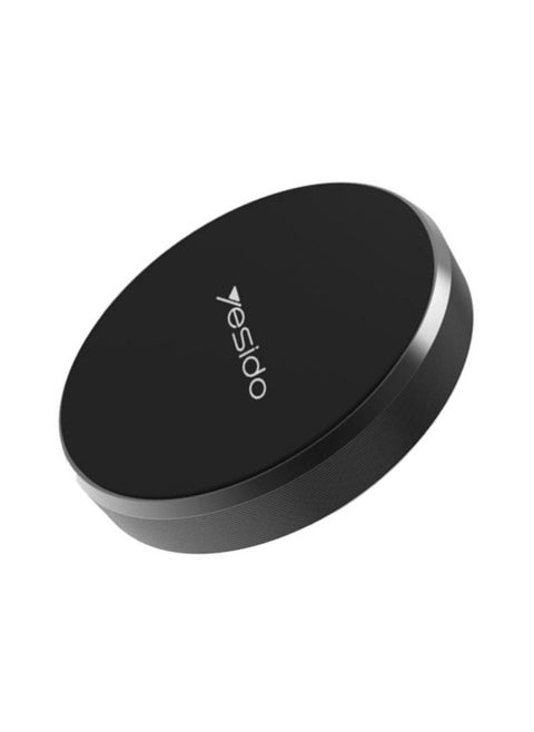 YESIDO-MAGNET HOLDER C38 - Magnetic holder for a small phone - very strong adhesive - rotatable - suitable for all cars and other places - black