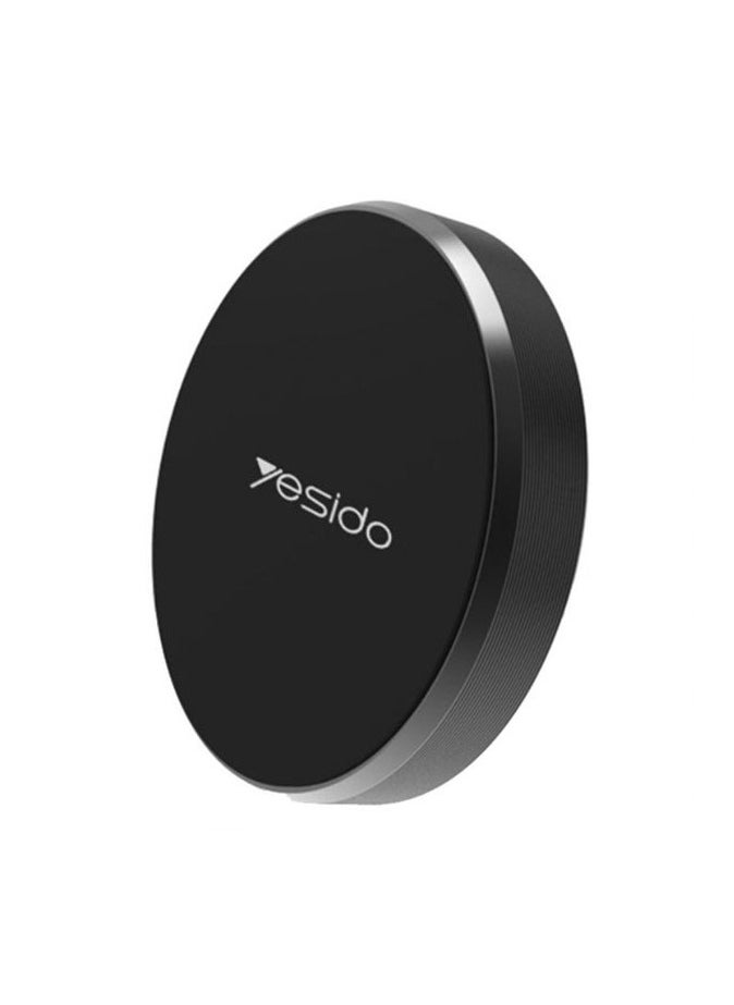 YESIDO-MAGNET HOLDER C38 - Magnetic holder for a small phone - very strong adhesive - rotatable - suitable for all cars and other places - black