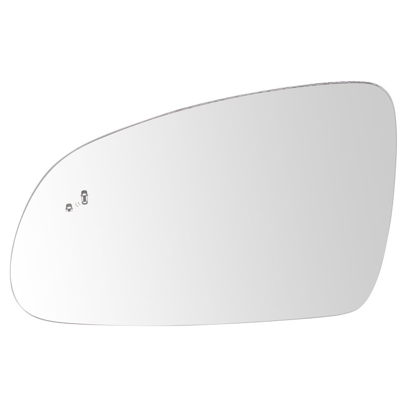 TRQ Driver Side Mirror Glass Heated Blind Spot Indicator Compatible with 20182022 Hyundai Kona HY1324114