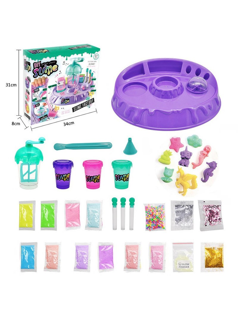 slime kit for girls, DIY classic slime toy, slime making kit to make er slime, cloud slime  foam slimes, fun gift idea  - Image 2
