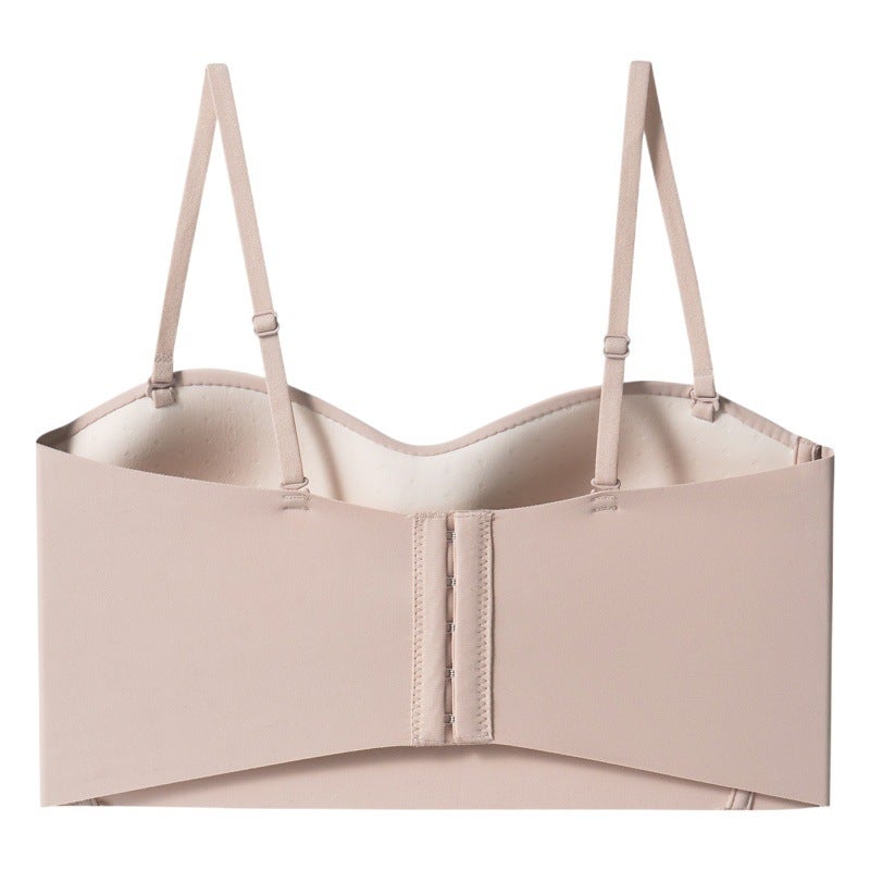 non-slip seamless strapless underwear detachable strap anti-exposure tube top breasted beauty back wrapped chest - Image 2