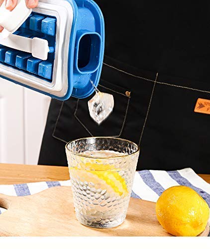 JUZR Ice Trays 36 Cells Folding Curling Ice Tray Molds Bar Maker BagIce Cube Trays Silicone with Lids Iced Drink Water Bottle QuickFreezing Artifact Ice Kettle Kitchen Tools - Image 5