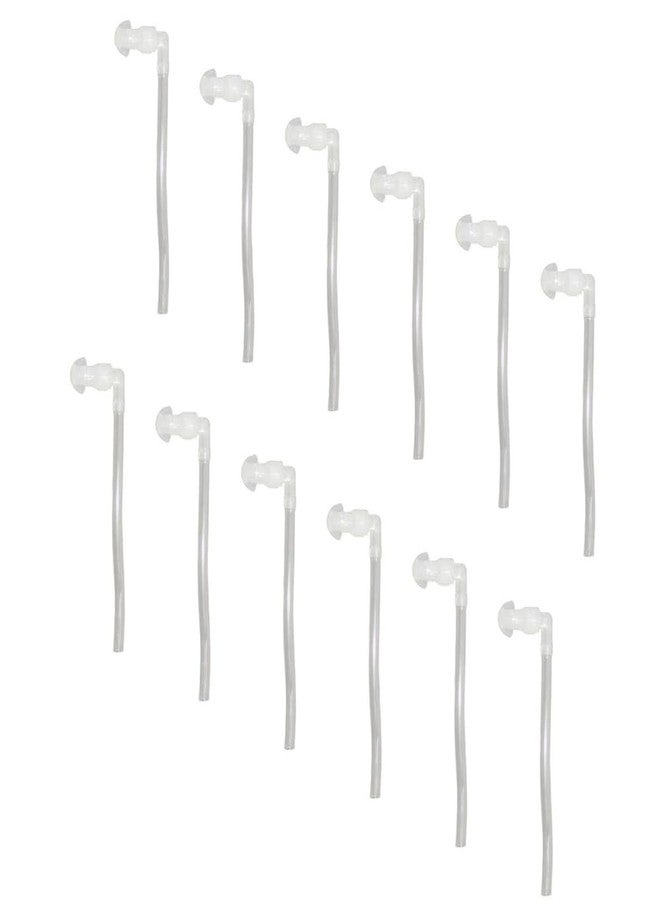 أف سي أس أغطية أذن سيليكونية لأجهزة السمع من FCS، أغطية أذن بديلة لأجهزة السمع خلف الأذن وأجهزة السمع الجيبية مع وصلات أنبوبية ومرفقية (صنع في الهند، 12 قطعة، صغير - 8 مم) - Image 1