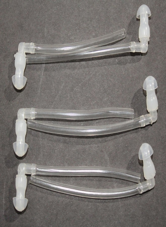 أف سي أس أغطية أذن سيليكونية لأجهزة السمع من FCS، أغطية أذن بديلة لأجهزة السمع خلف الأذن وأجهزة السمع الجيبية مع وصلات أنبوبية ومرفقية (صنع في الهند، 12 قطعة، صغير - 8 مم) - Image 3