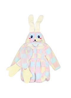 BabyShoora Baby jacket with a rabbit design and a hood with ears  - Image 1