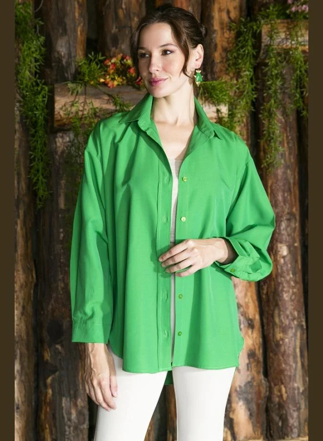 Lela Lela Cotton Oversize Woven Shirt Women's SHIRT 6234760